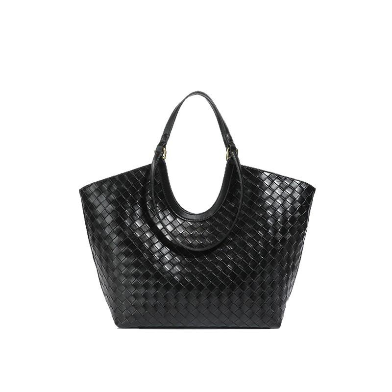 Tote Bag, New Woven Pattern Bag, High-end Retro Fashion Women's Bag, Large Capacity Commuting Shoulder Bag