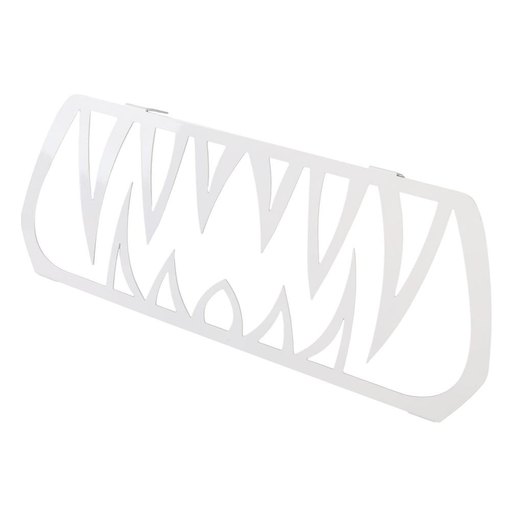 Front Grille Teeth Insert Aluminum Powder Coated Cool Look Rustproof Long Lasting for Ryker All Models White