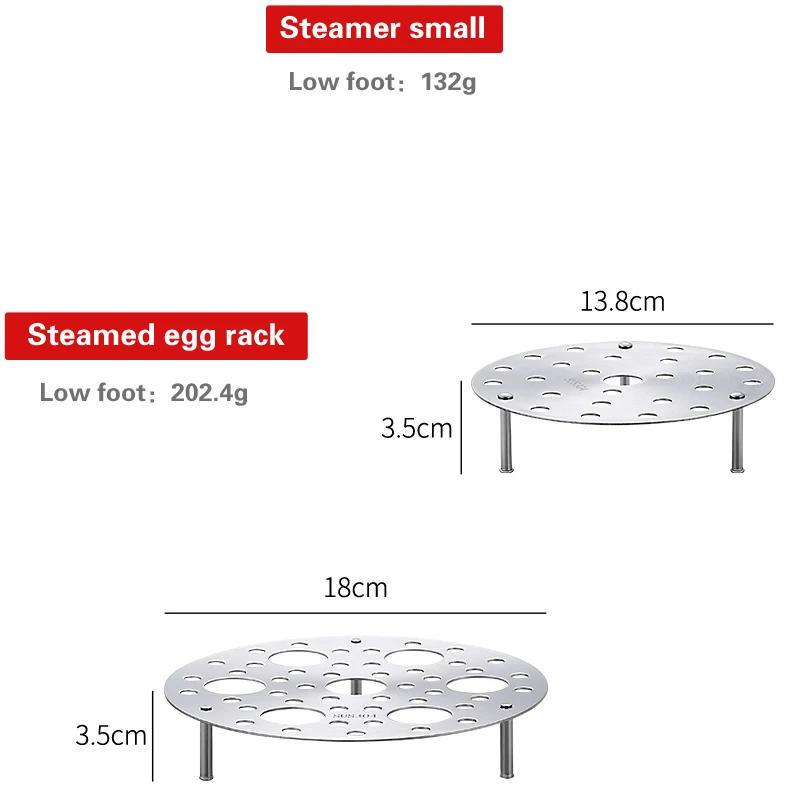 304 Stainless Steel Thickened Steam Rack Universal Steam Rack High Pressure Boiler Steam Grid Steaming Plate High Foot Steamer