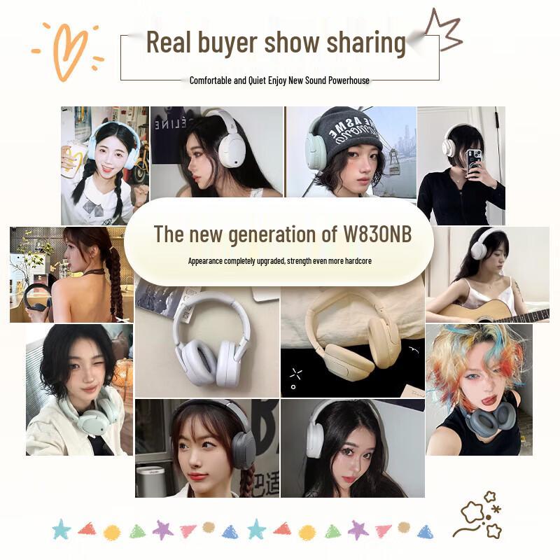 

EDIFIER W830NB Active Noise Cancelling Wireless Over-Ear Headphones