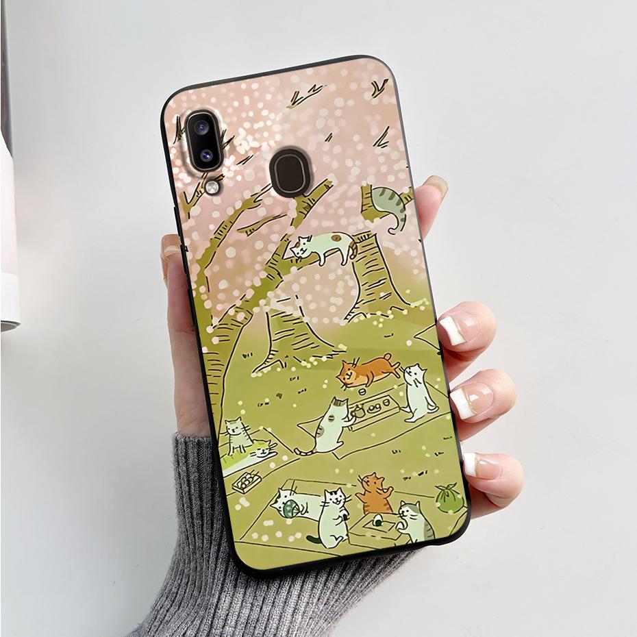 Case For Samsung Galaxy A20 A20e A20s Case Stylish Painted Soft TPU Phone Case For Samsung A20 A 20 20s 20e A205 A202 A207 Cover