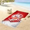 Spartak Moscow Football Club Print Beach Towel, Large Soft Quick Dry Towel for Beach Camping Swimming