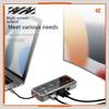 10-in-1 Transparent Type-C USB Hub Expansion Dock