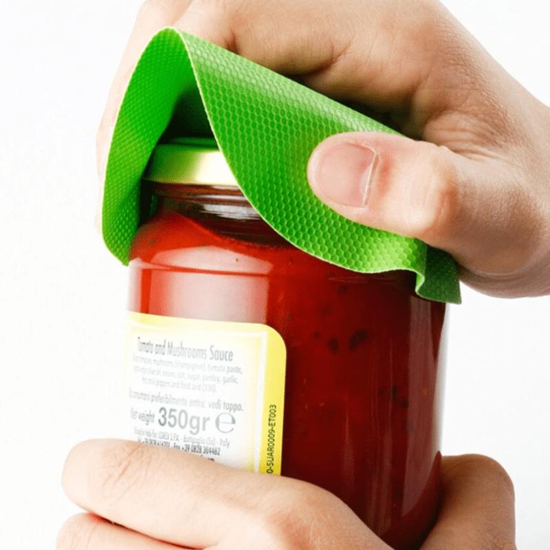 1pc Silicone Bottle Opener Pad, Anti-slip Wear-resistant Bottle Opening Booster Food-grade Can Opener Pad For Restaurant