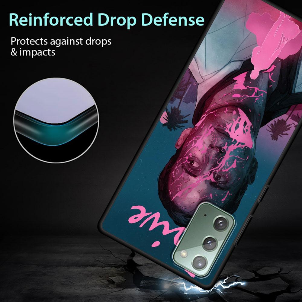 Movie Drive Ryan Gosling Art Case for Samsung Galaxy Note 20 Ultra 8 10 Lite 9 TPU Phone Cover Note 10 Plus Black Soft Shell