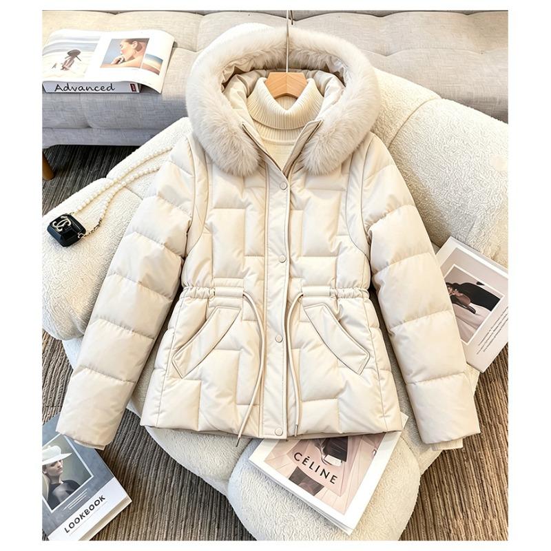 TIFICY Moda donna casual autunno inverno tinta unita stampa maniche lunghe giacche e cappotti piumini