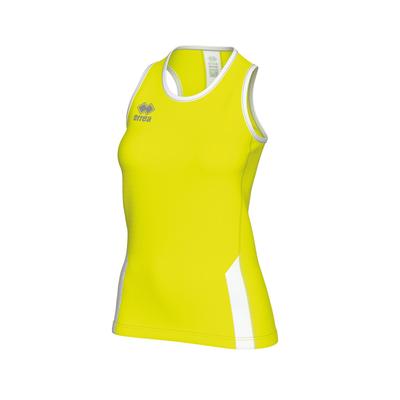 Competition Tank Top REGIS WOMAN JR Girls Neon [Elea] Yellow/White