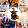 Halloween Pumpkin Lights Desk Figurine Halloween Resin Halloween Figurine For Halloween Decorations Lighted Halloween Statue