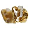 CHANEL 209 Gold Plated CC Logos Earrings Earring goldUsed