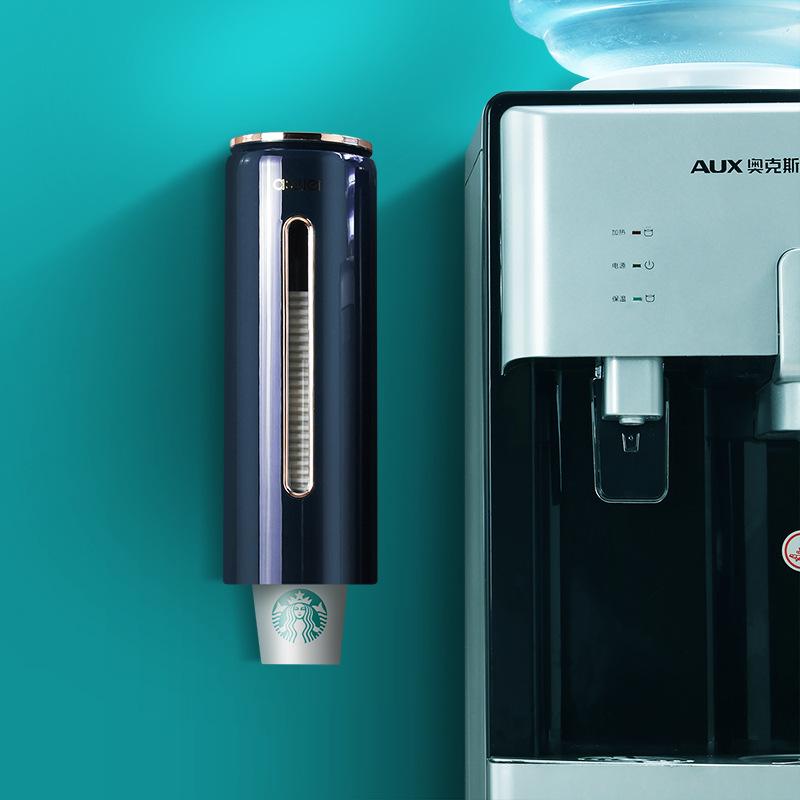 Paper Cup Holder, Cup Holder for Disposable Cups, Water Cup Storage Box, Magic Tool, Automatic Cup Dropping Device for Water Dispenser, Storage Rack