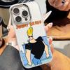 Humorous Johnny Bravo Phone Case for Xiaomi Redmi Note A5 A3 15 14 13 14c 13c 12 11 12s 12c 10c 10 9  Pro Plus 4G 5G Cover