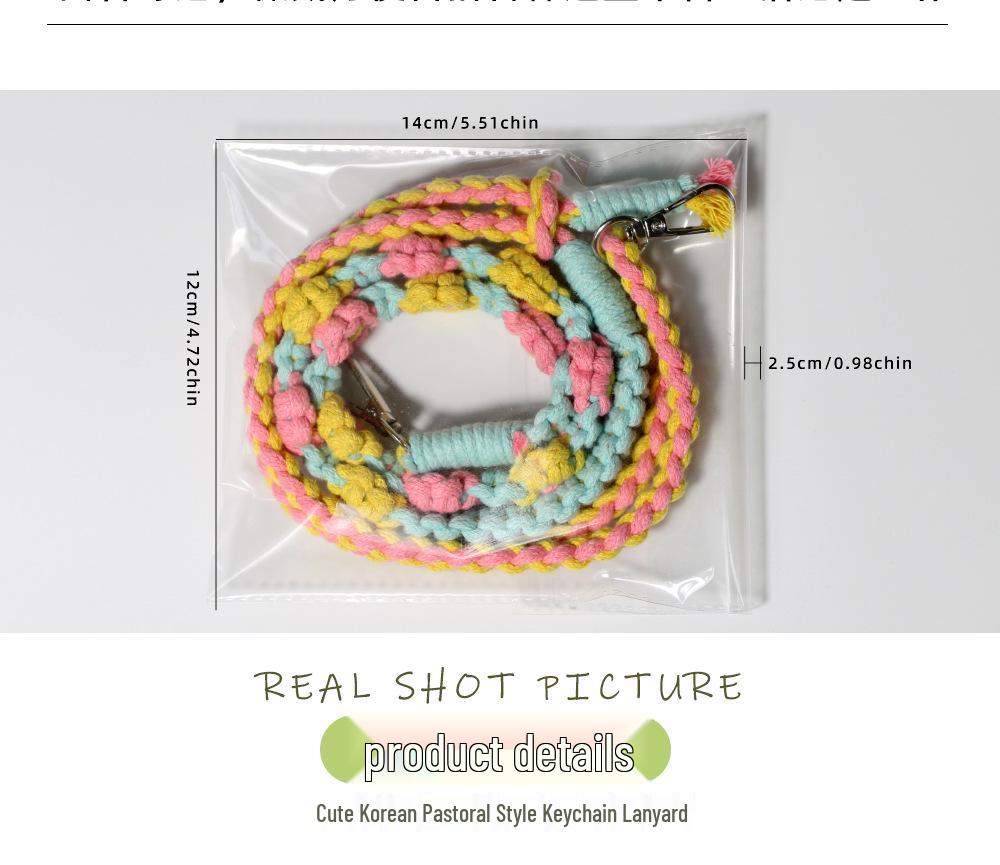 Daisy Flower Adjustable Phone Lanyard & Bohemian Keychain Strap