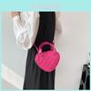 Fashionable Summer 2023 Heart Bag Chic Casual Shoulder Bag With Zipper Closure