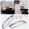 Car Rear Fog Lights Lamps Frame Decoration Cover Trim For Toyota Camry XV70 2018    ABS Chrome Exterior Accessories