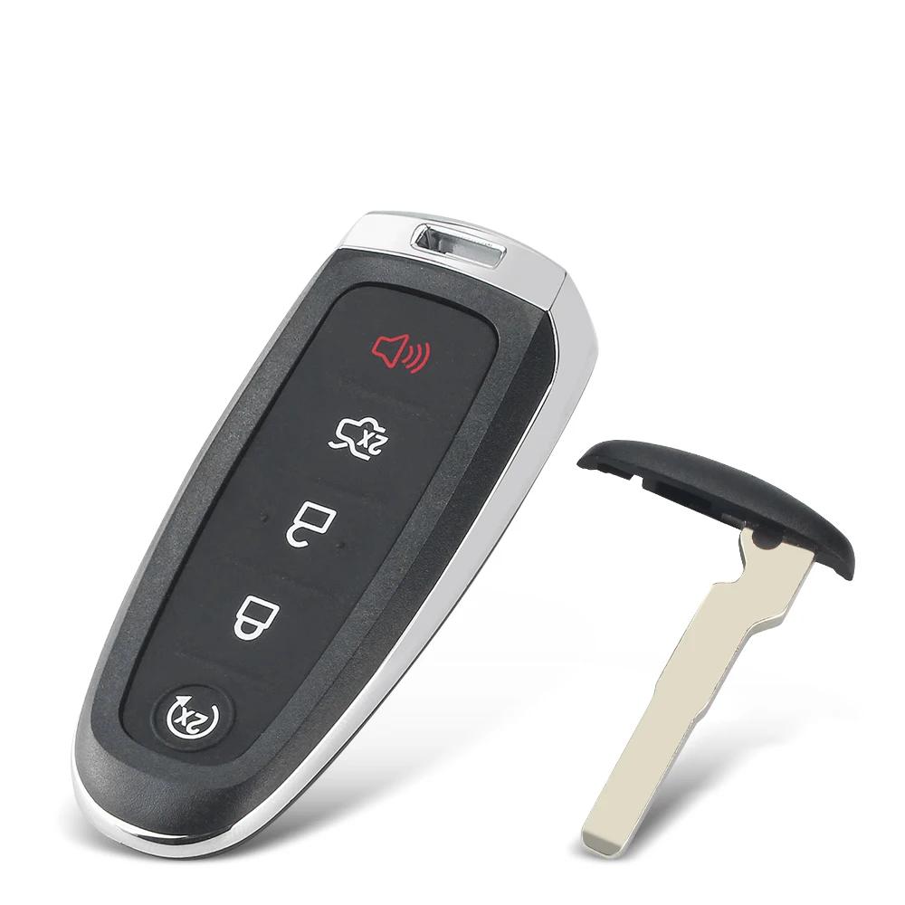 KEYYOU 1Pcs Car Remote Key Shell For Ford Explorer Edge Flex C-max Taurus Smart Auto keyless Case Replacement HU101 FO38 Blade
