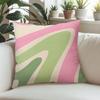 Candy Swirl Square Jacquard Pillow Cover for Sofa Office Waist Cushion Cover Home Decorative Pillowcase