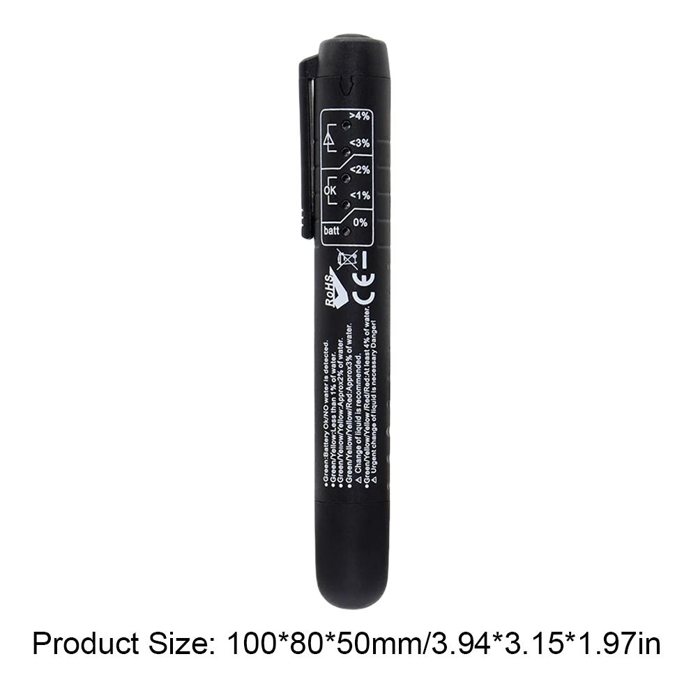 1-5Pcs Mini Brake Fluid Tester Pen 5 LED Car Auto Vehicle Tools Diagnostic Tools for Dot3 Dot4 Dot5 Brake Fluid Testing Tool