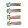 4Pcs Bike Brake Lever Fixed Screws M6x18mm Titanium Alloy Light Weight Bike Screws Mountain Bike Accessories Colorful