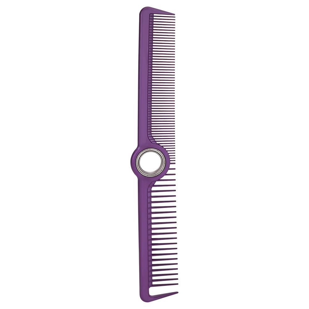 Professional Heat-Resistant Plastic Pin Tail Hair Comb for Barbers and Salons