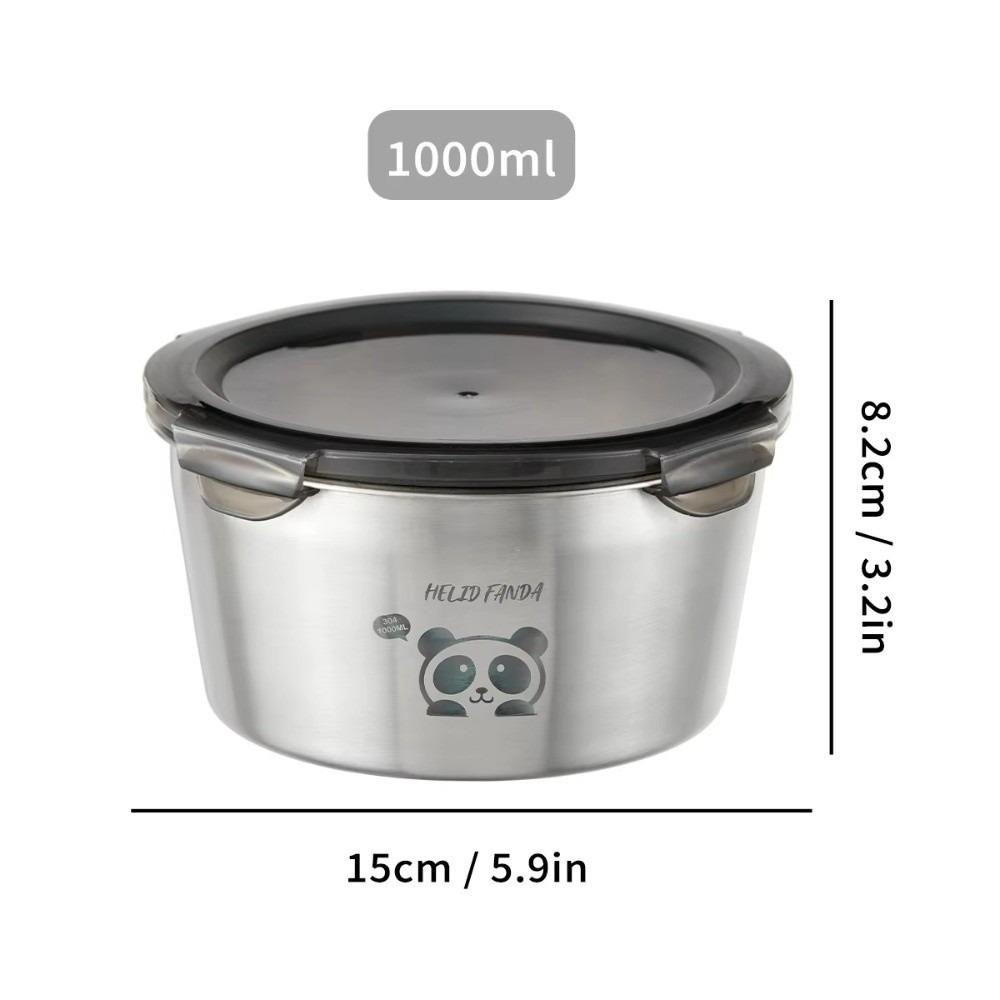 

Fresh-keeping Food Storage Box Leak Proof Stackable Container Durable Microwave Safe Container 1000ml Little Bear