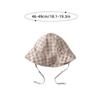 Korean Style Baby Fisherman Cap Cotton Kids Sunscreen Hat Kids Wide Brim Hat  for Kids Boy Girl