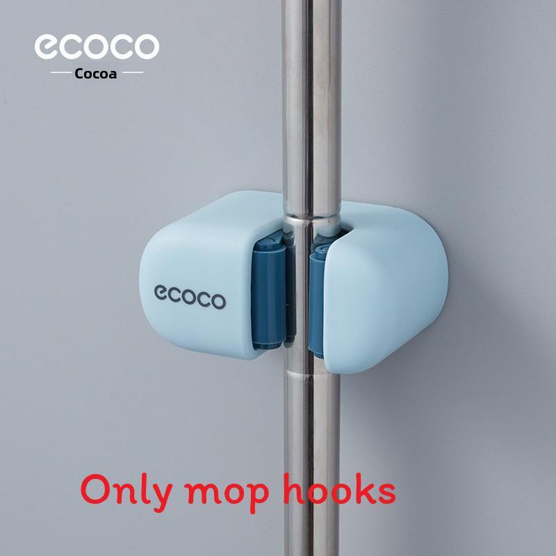 Plastic Bathroom Mop Hook Holder With Adhesive Strong Fixing For Kitchen And Toilet Storage