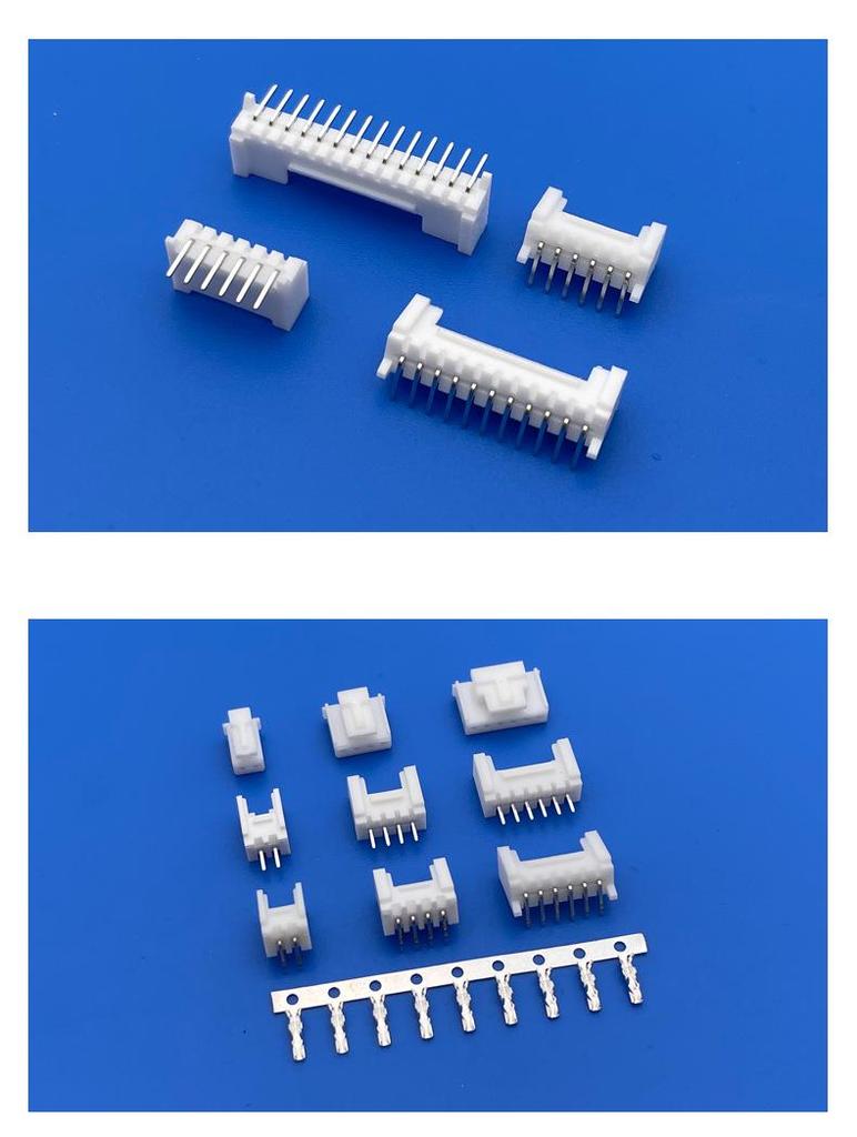 HY2.0 Angled Pin Plug & Straight Socket Connector HY-2A-3A-4A-5AW-10AWD-16P