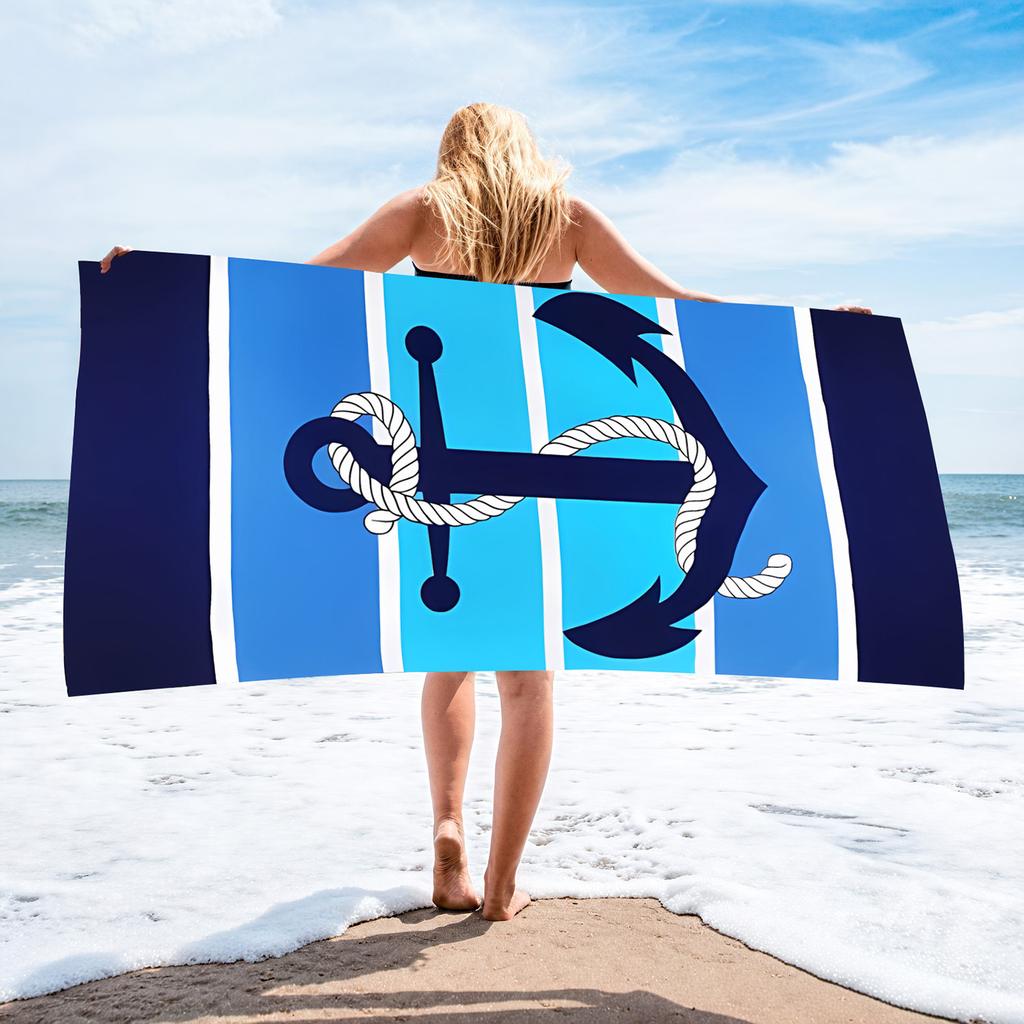 Microfiber Bathrobe Ultra Absorbent Quick Dry Beach Towel for Travel Swimming Pool