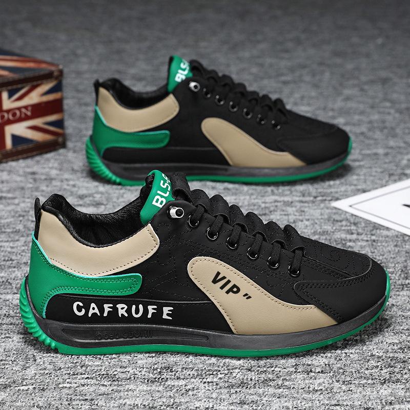 Summer Men's Shoes New Breathable Shoes Men's Trendy Versatile Non-slip Sports Shoes Casual Running Daddy's Trendy Shoes