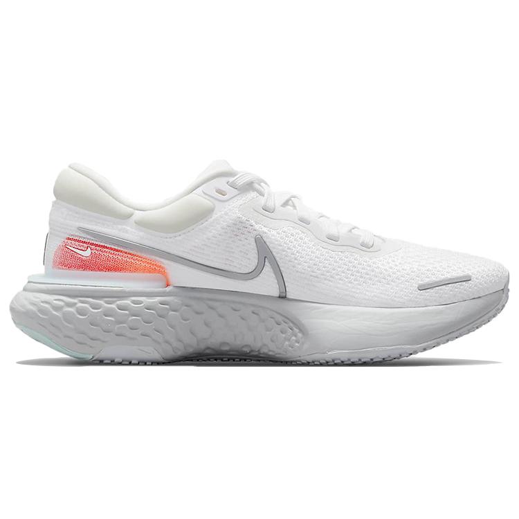 New Nike ZoomX Invincible Run Flyknit White Pure Platinum Chile Red CT2228-102