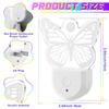 Night Light Butterfly Night Light Plug Into Wall LED Wall Lamp Colors Change RGB LED Nightlight for Children Kids Bedroom
