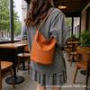 New Korean Version Trendy Shoulder Bucket Bag Retro Niche Messenger Bag Fashionable Versatile Bag Women