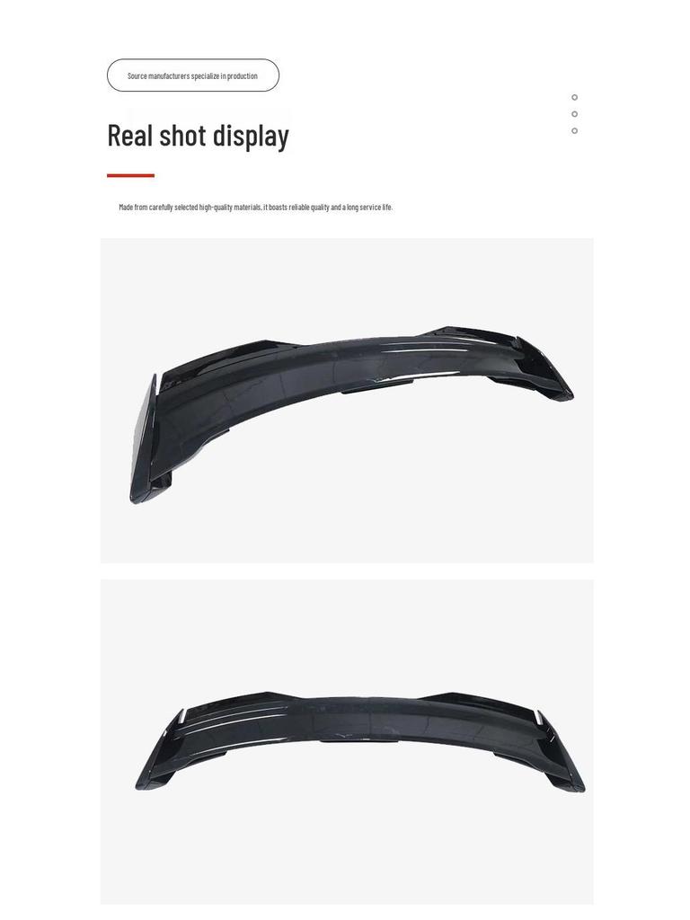 Ford Mustang Rear Spoiler Upgrade (2015-2022) Black Horse Track Spoiler - US/China Models