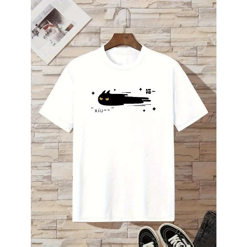 Taglie Europee T-shirt Estiva a Maniche Corte per Bambini, Top con Stampa Cartone Animato per Ragazzi, Caratterizzato da un Design Carino, Adatto per Uscite e Quotidiano