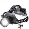 Lishi High-Intensity Rechargeable LED Headlamp with Power Display & Zoom