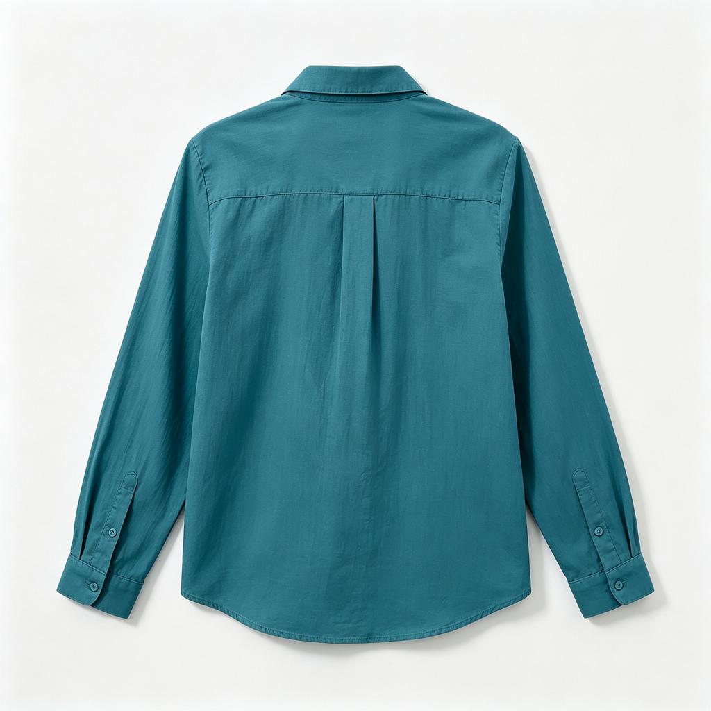 Women's Long Sleeve Button Down Shirt with Pockets for Casual Everyday Wear