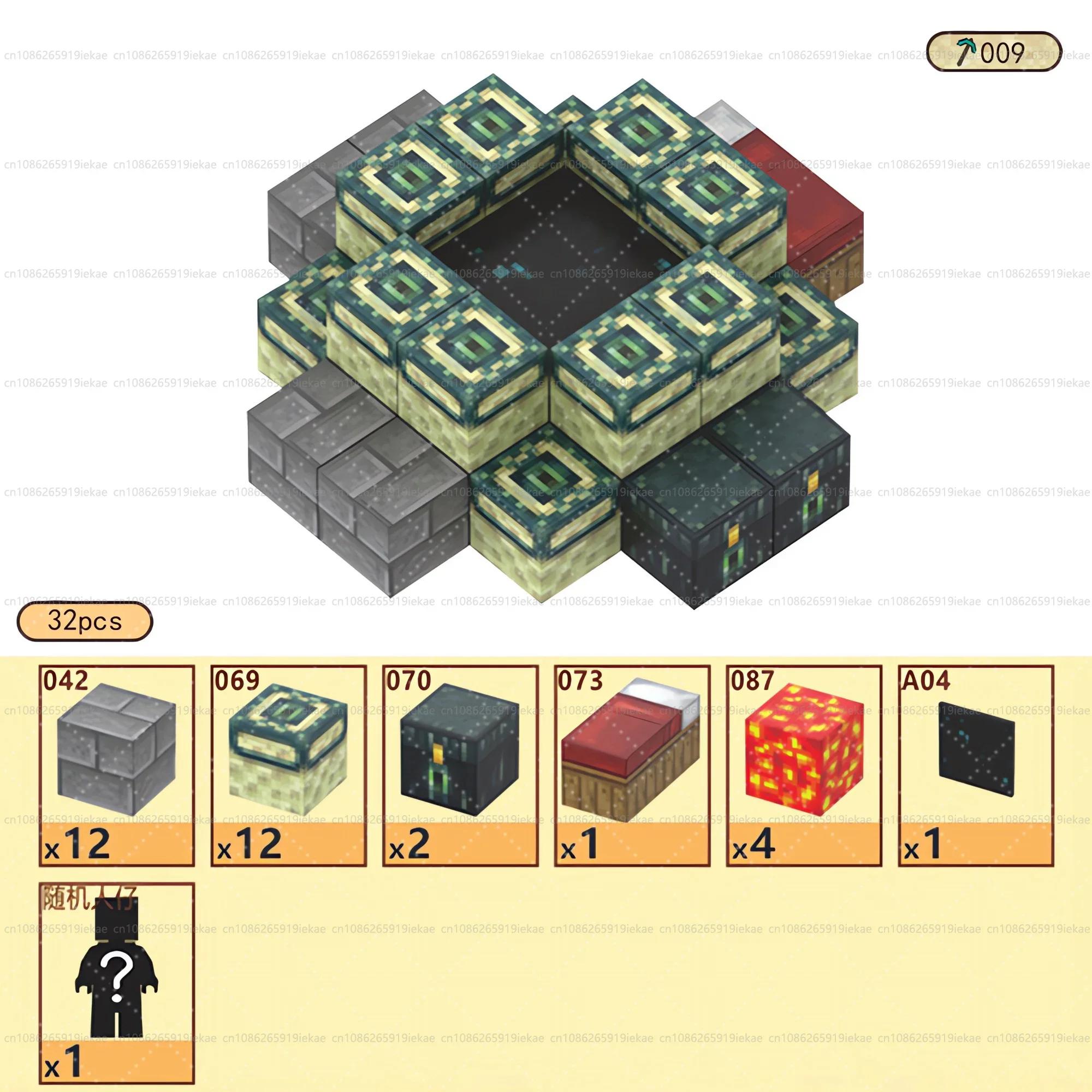 

Магнитные строительные блоки Mine World Магнитные кубики Лесной набор для мальчика девочки ребенка возраста 3+ Сделай сам модель Детская STEM сенсорная игрушка подарок