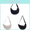Sac bandoulière forme ravioli d'eau Mode coréenne Doublure polyester Pour tenues urbaines