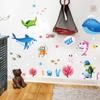 Waterproof Shark Kindergarten For Kids Room Wall Decal Home Decoration Self Adhesive Wall Sticker