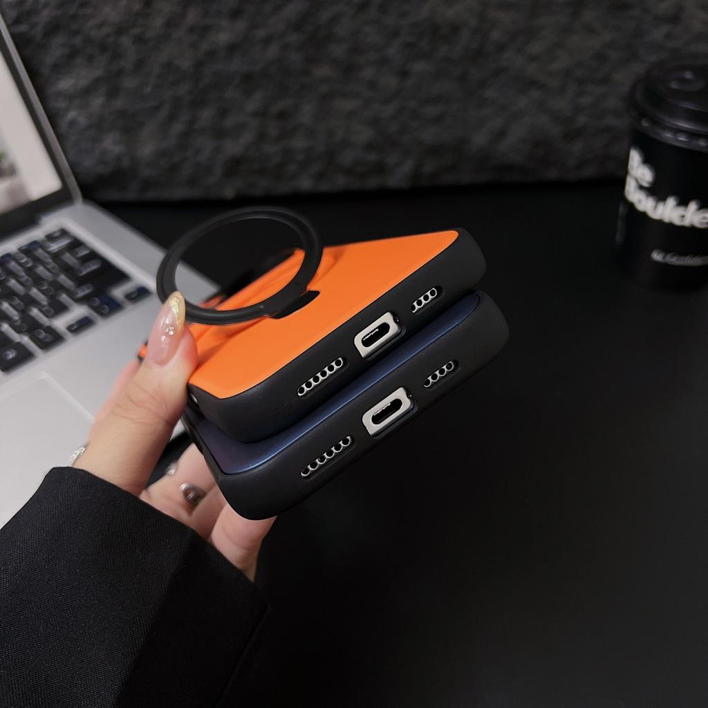 Rotate Stand Holder For Magsafe Phone Case For iPhone 17 Air 16 E 15 14 Plus 13 12 11 Pro Max Magnetic Bracket Anti-fall Cover