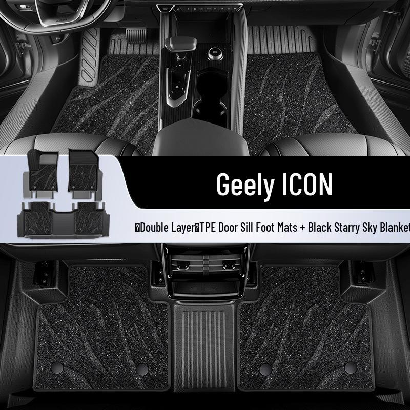 Geely ICON 2026 TPE Car Floor Mats for Interior Decoration & Modification