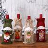 Style Button Coat Style Christmas Decor Christmas  Table  Ornaments Home Decor Wine Bottle Cover