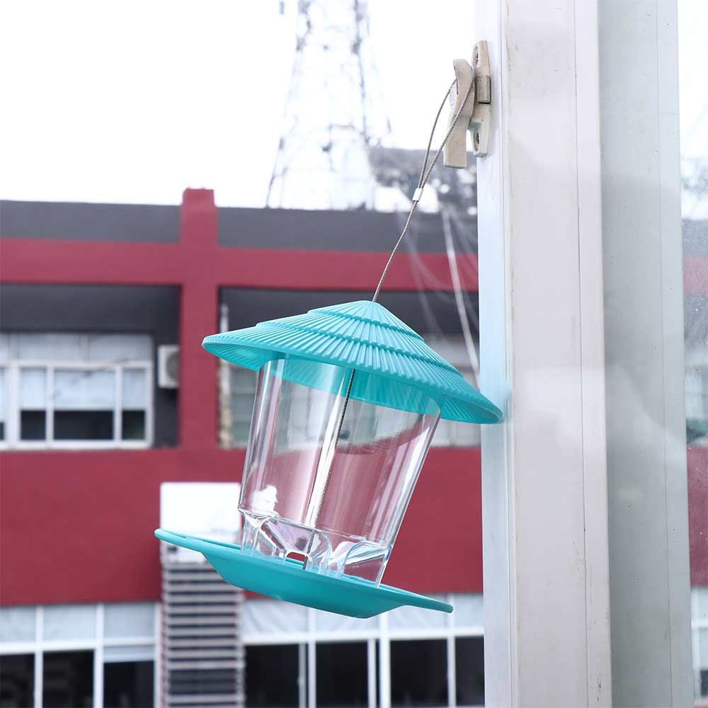 Waterproof Gazebo Feed Station For Pet Garden Outdoor Bird Feeder Food Container Bird Supplies Feeding Tool