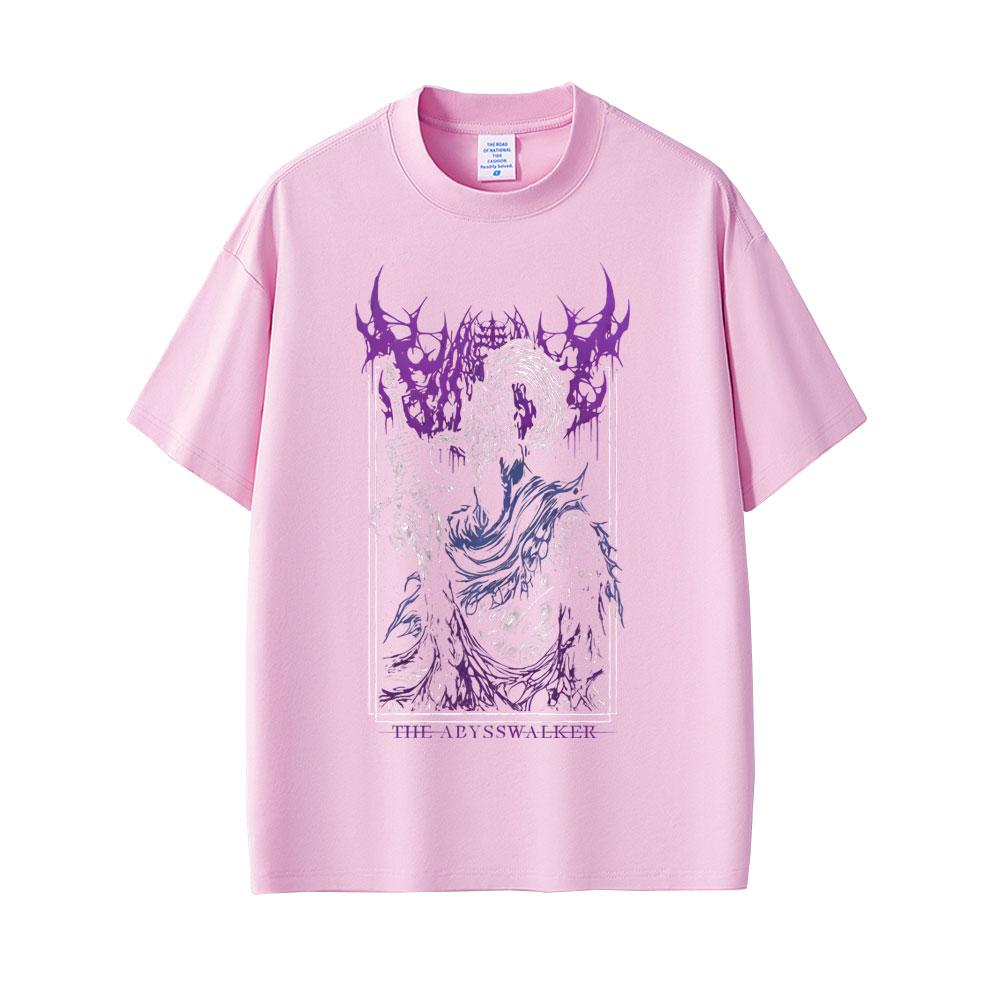 Game Dark Souls Artorias The Abysswalker Graphic Tshirt Men Women Vintage Gothic Rock Tshirts Mens Punk Oversized T Shirts