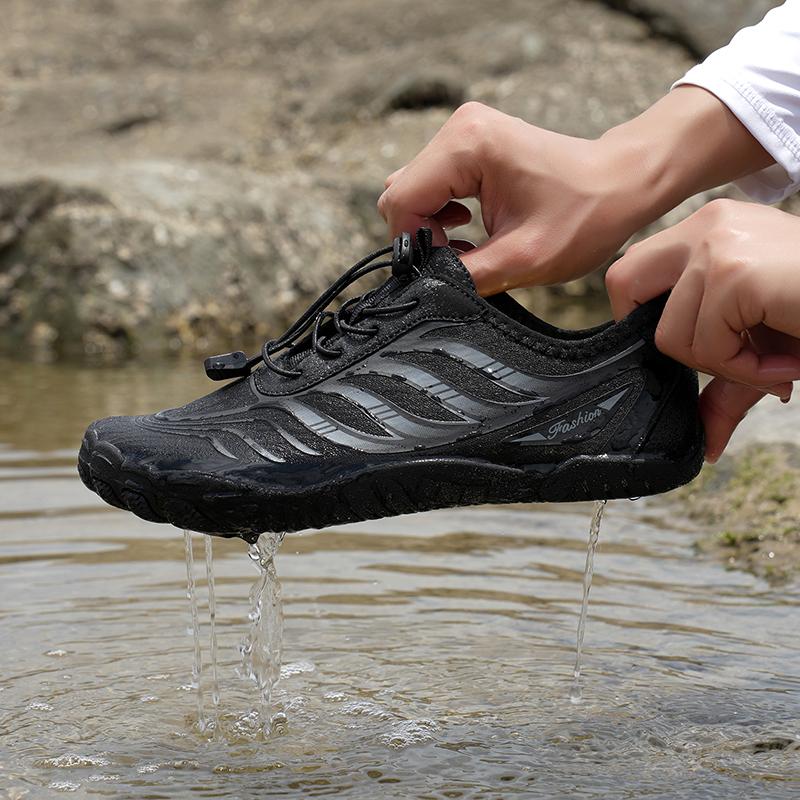 Outdoor Strand Watten Sneaker Herren Damen Schnelltrocknend Aqua Schuhe Barfuß Leicht Atmungsaktiv Wassersport Schuhe zum Tauchen Surfen Angeln
