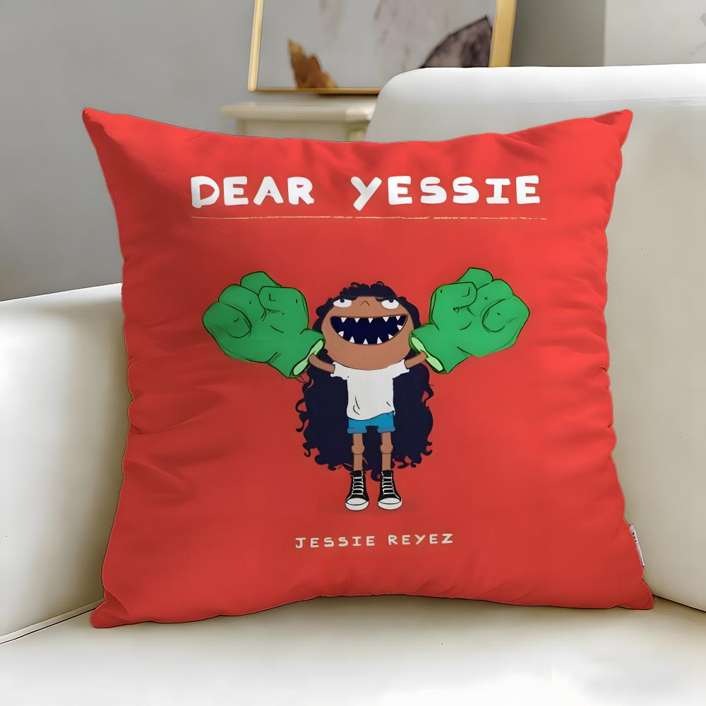 popular singer Jessie Reyez Cushion Cover Soft  EasyWash Pillow Case  Versatile for Couch Bed Travel and Office