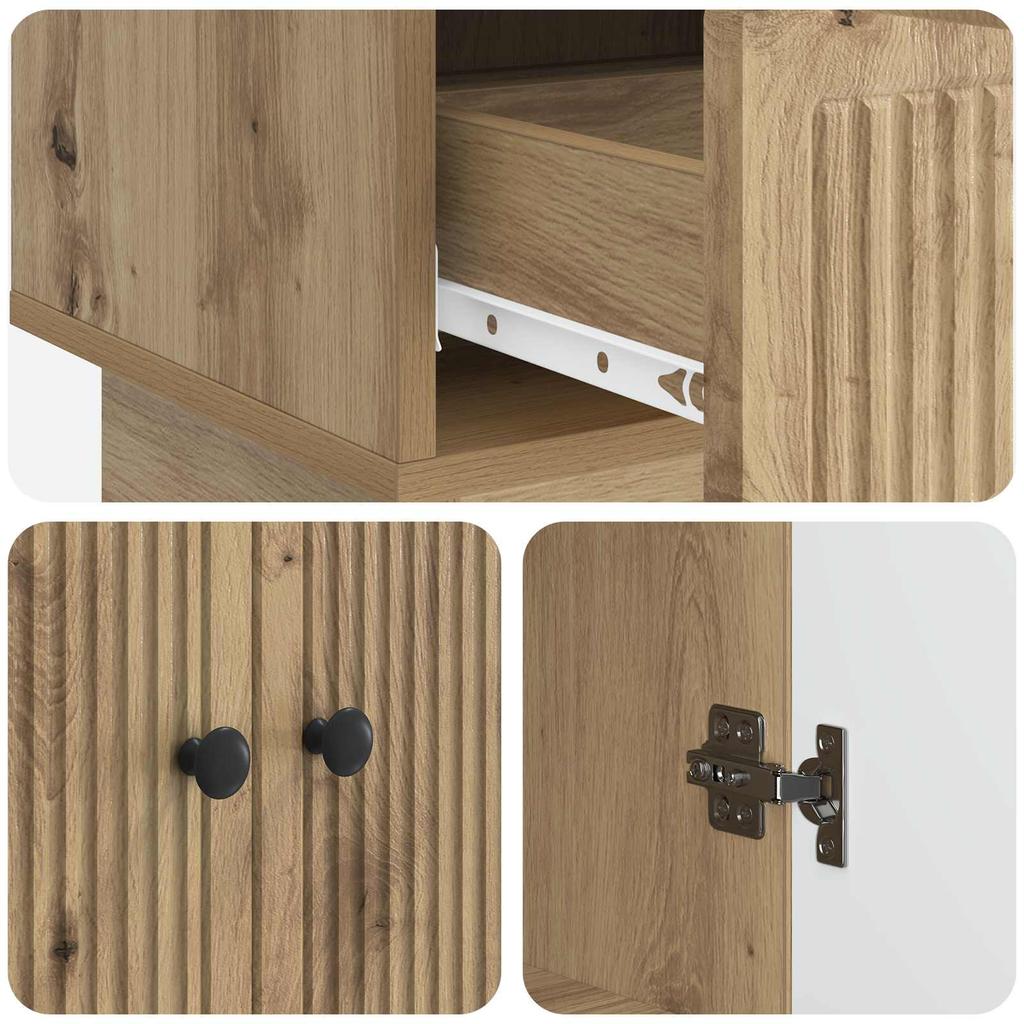 Sideboard Artisan Oak 66 x 34.5 x 95 cm Particleboard