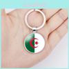 Elegant African Flags Keychain Accessory With Zinc Alloy Modern Design