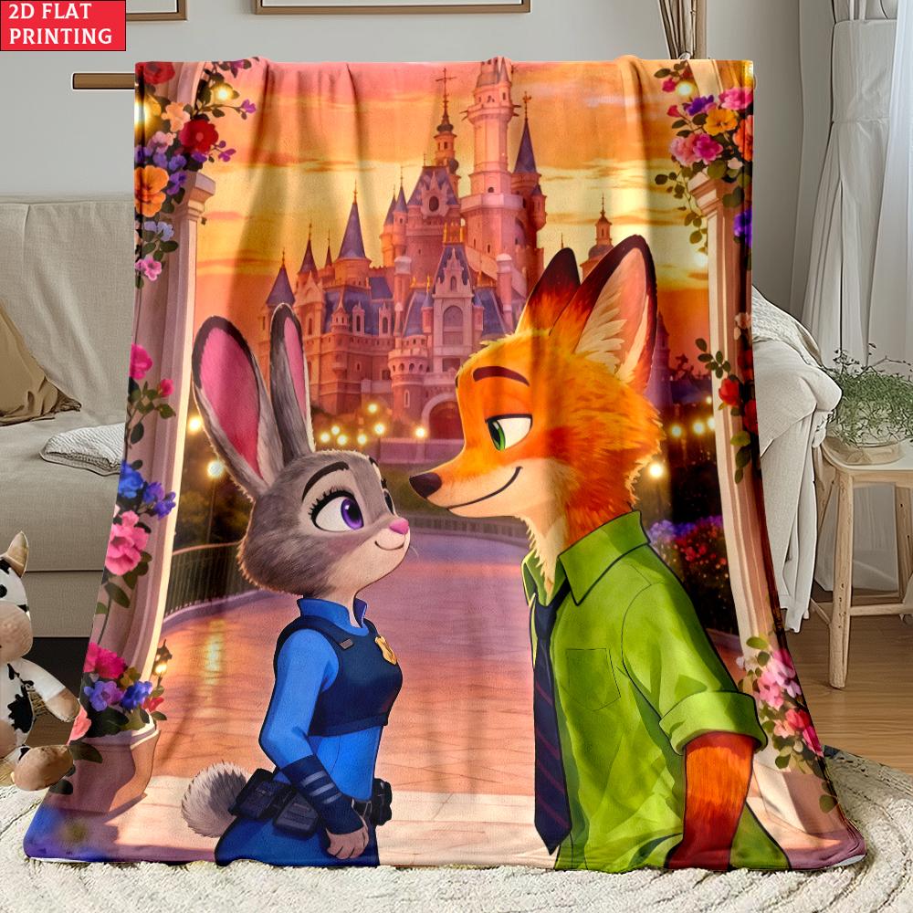 Judy & Nick Thin Flannel Blanket for Bedrooms,Living Rooms,Sofas Blankets,Lunch Breaks,Picnics,blankets Fluffy Blanket