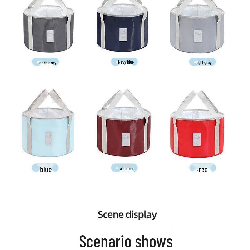 JINGRUIXIANG Portable Foldable Insulated Foot Bath Basin